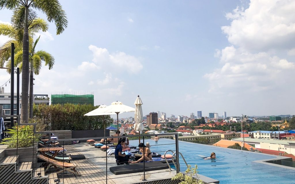 Piscine de l'hotel Aquarius & urban resort à Phnom Penh