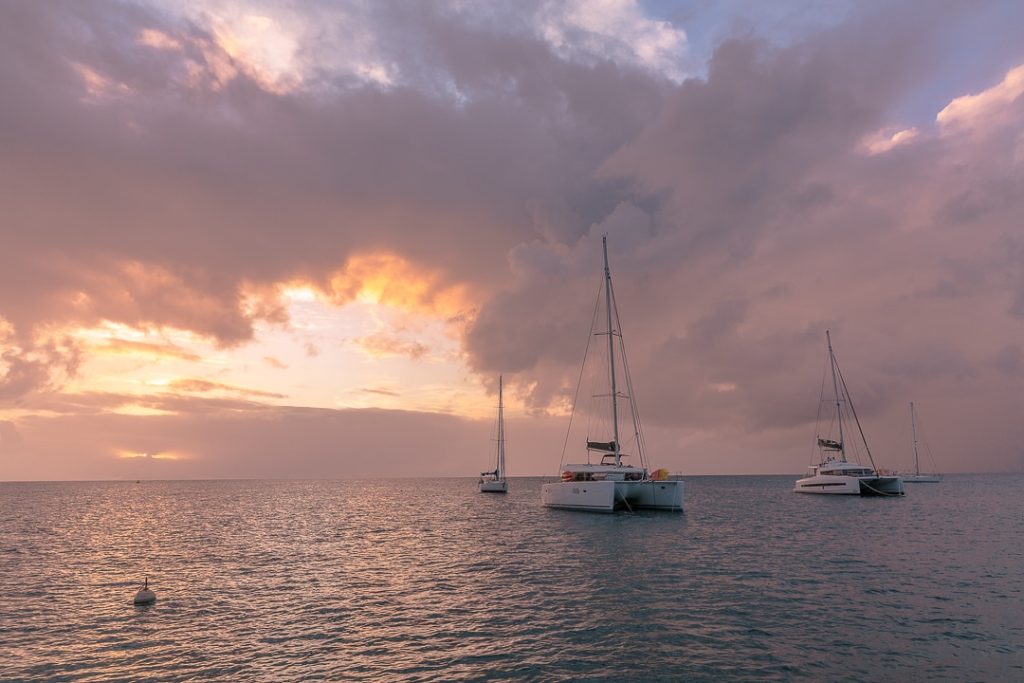 Coucher de soleil saint Louis de Marie galante