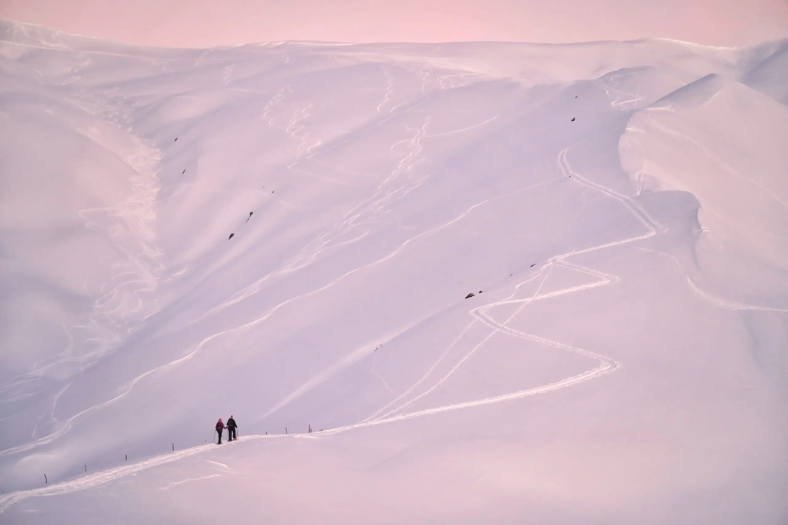 Randonnée en raquettes jusqu'au Grand Truc à la Toussuire #france #savoiemontblanc