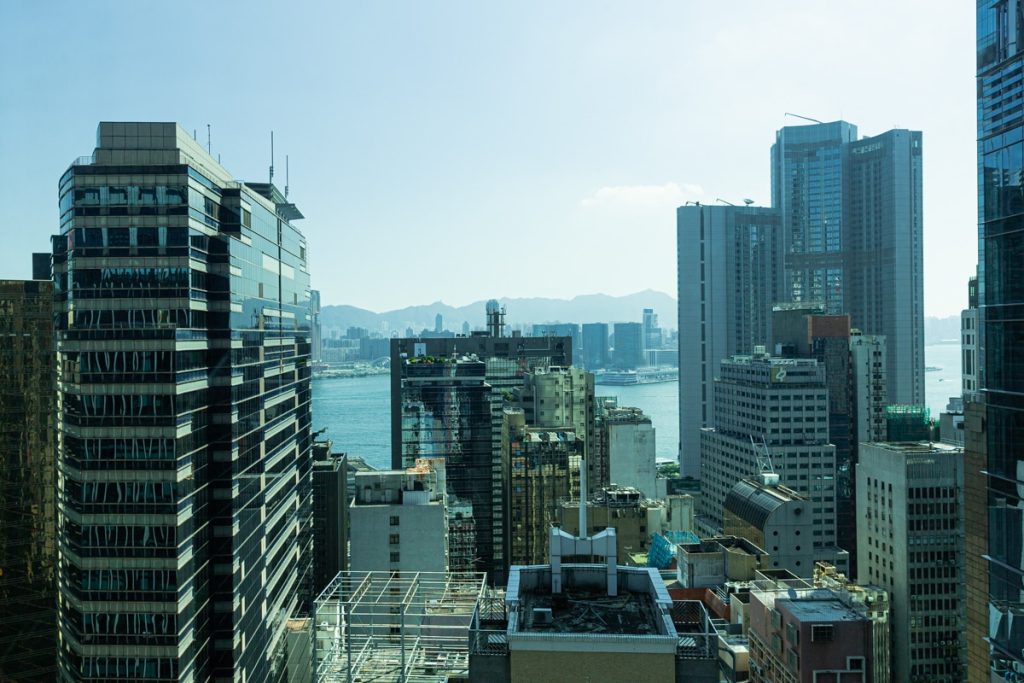 Vue depuis Lan Kwai Fong hotel à Hong Kong