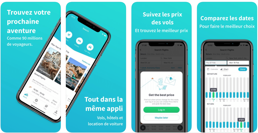 Skyscanner, une application utile en voyage