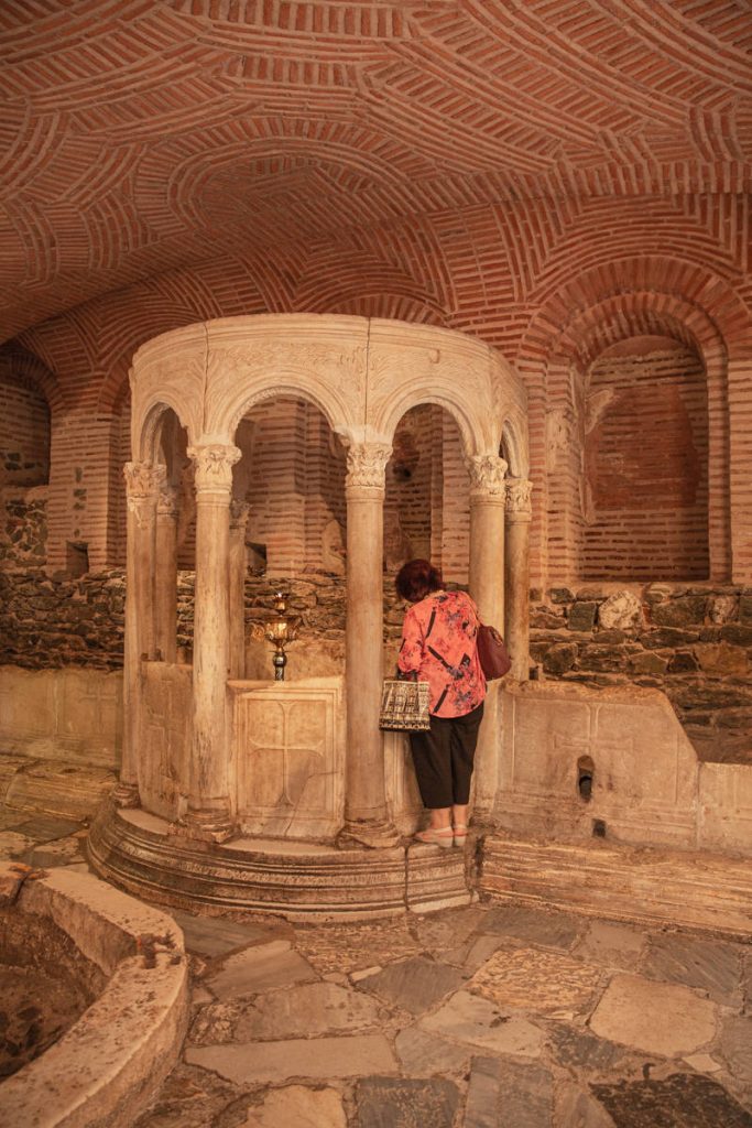 Bains romains de l'église Agios Dimitrios à Thessalonique