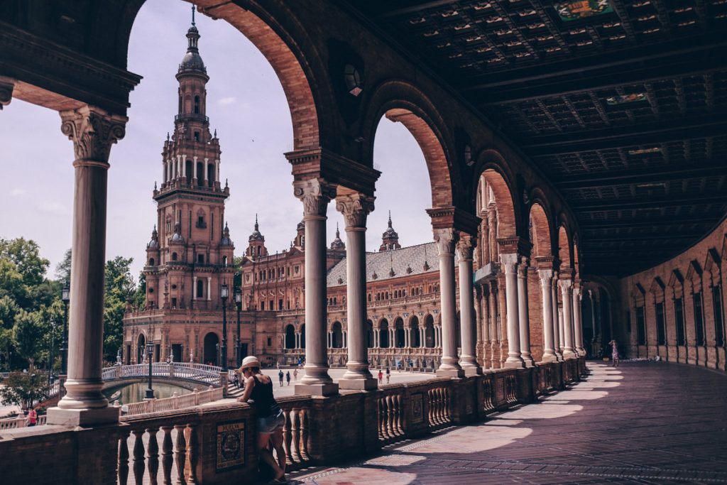 La place d'Espagne à Séville