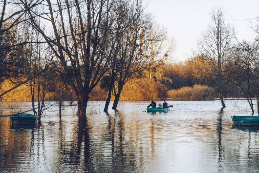 Lac de grand lieu canoe Trejet