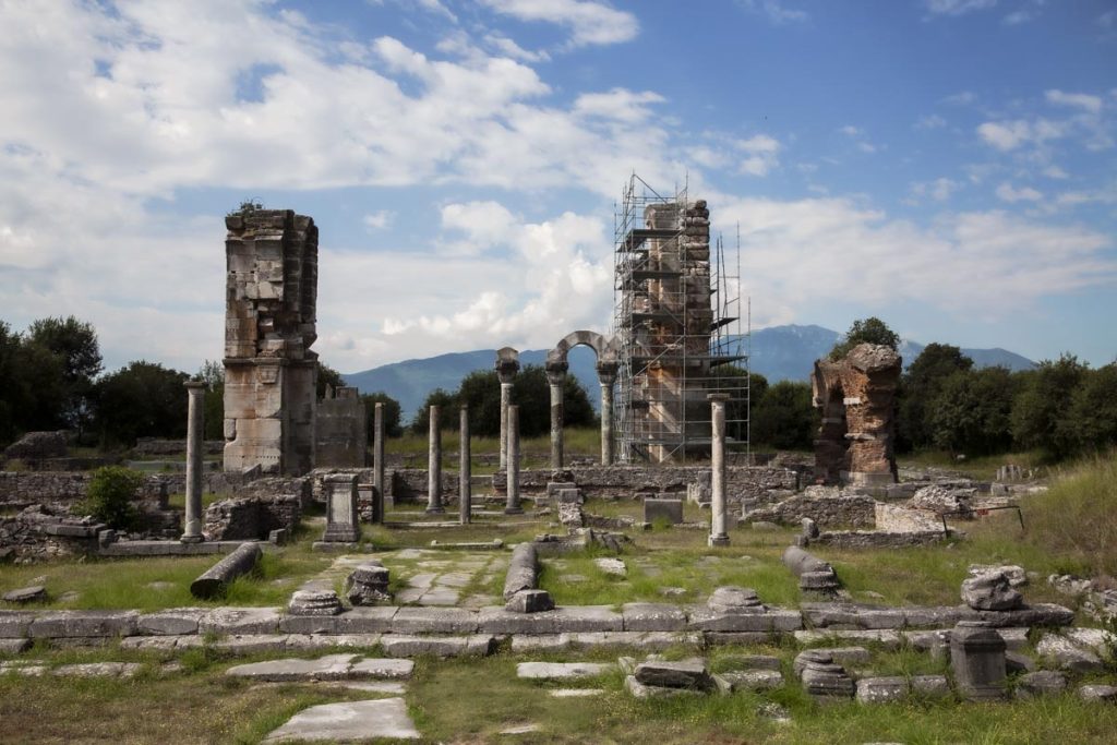 Site archéologique de Philippes en Grèce, classé au patrimoine mondial de l'Unesco