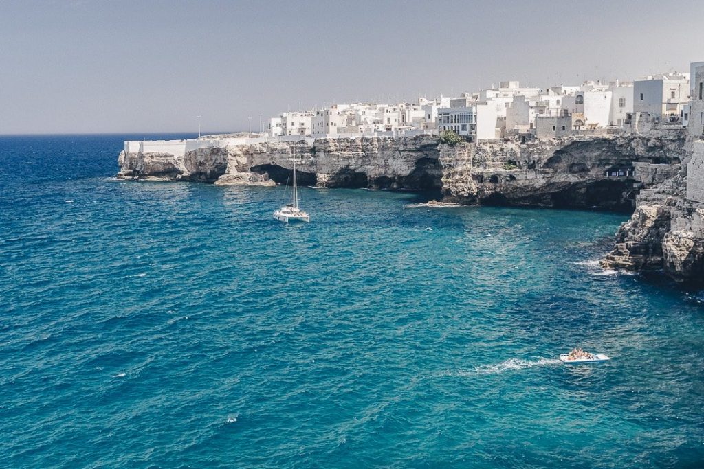 Polignano a mare, les Pouilles - Italie