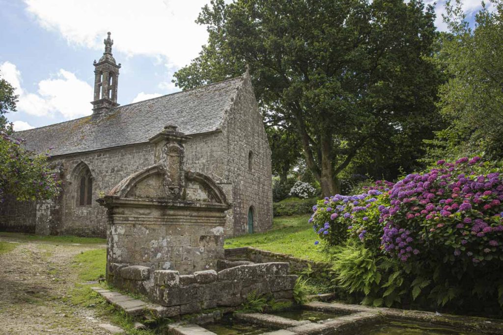 chapelle Notre Dame de Bonne Nouvelle à Locronan dans le sud du Finistère