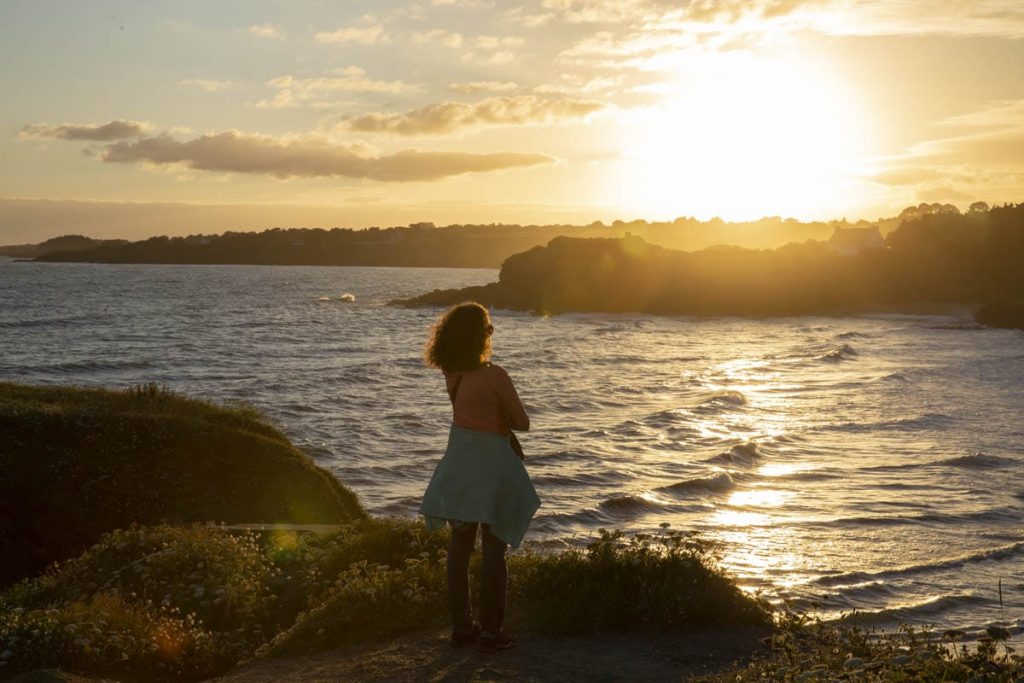 Coucher de soleil en Bretagne