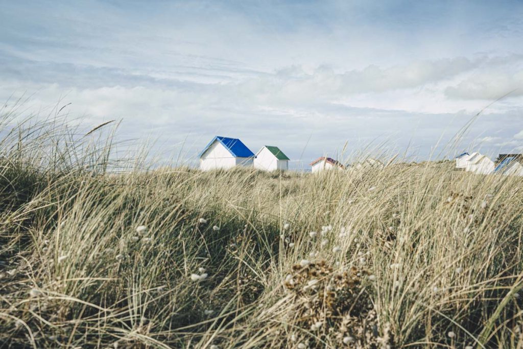 Cabines de plage, Normandie