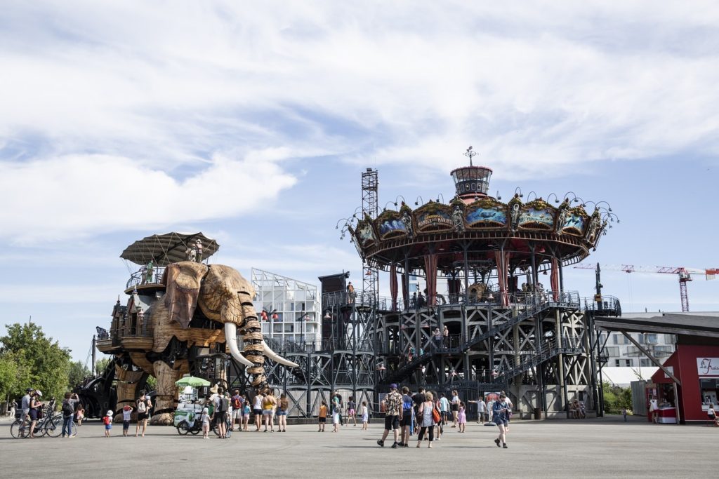 L'éléphant et le carrousel des mondes marins, un incontournable à faire sur une journée à Nantes