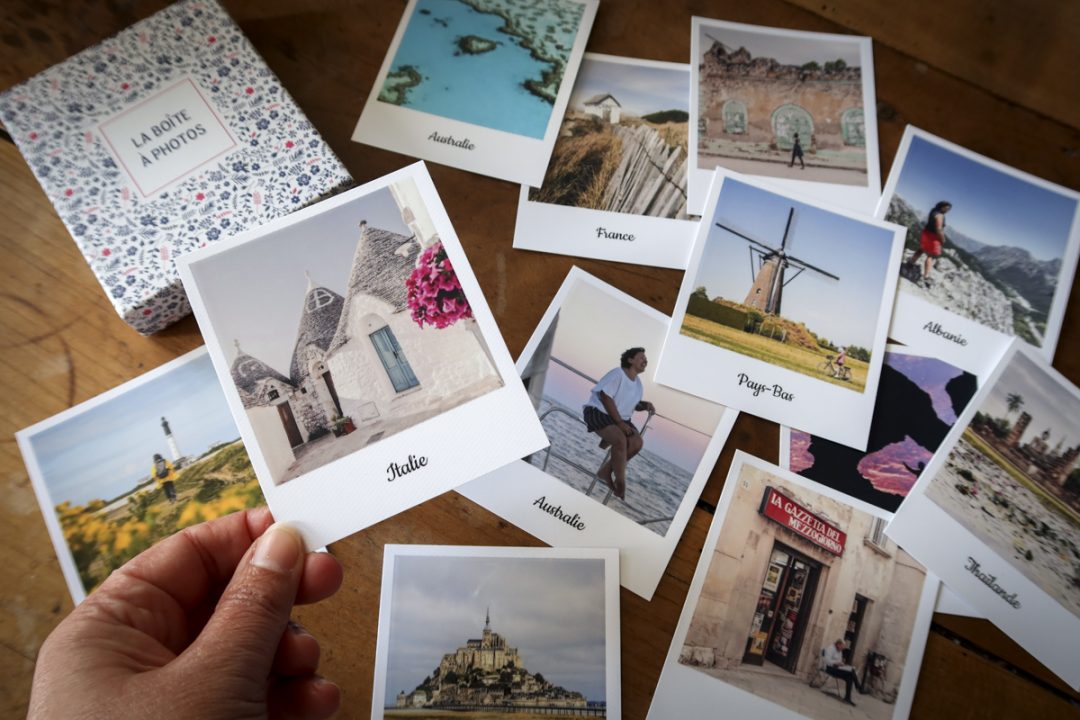 Boite à photo en format carré de Photoweb