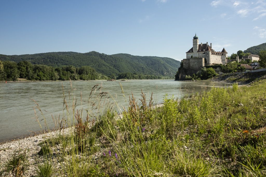 Le chateau de Schönbühel comme posé sur le Danube