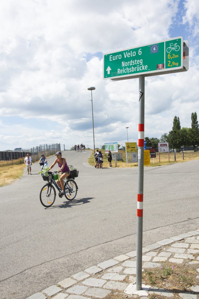 L'eurovélo 6 traverse Vienne