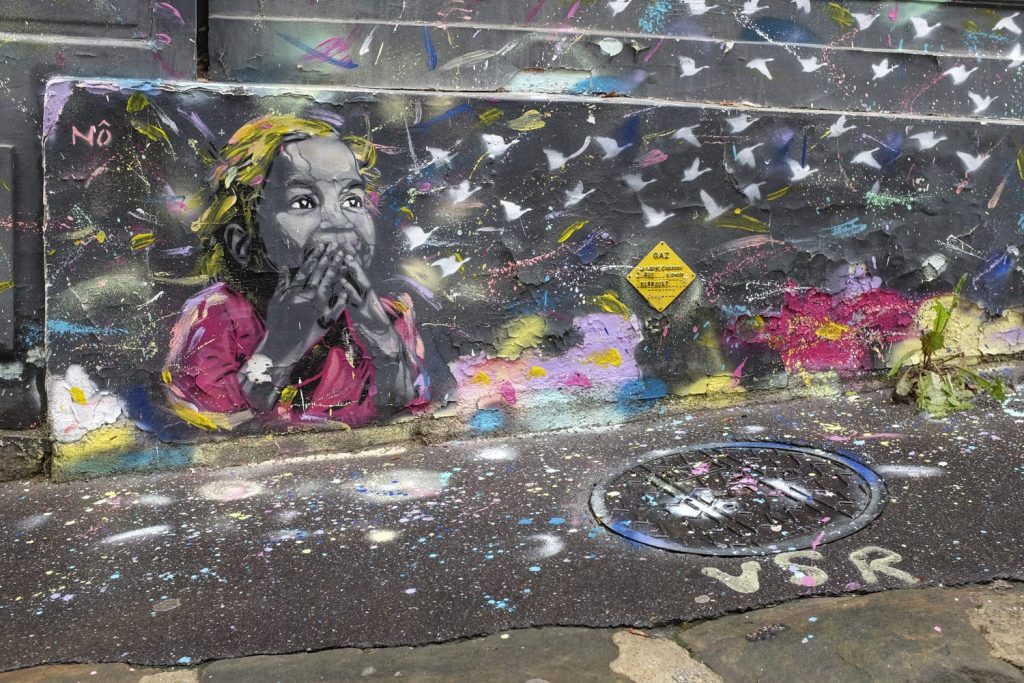oeuvre de street art de Nô