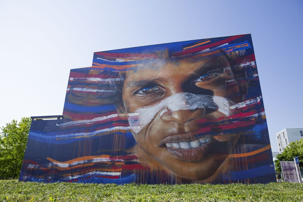 Street art adnate Saint Nazaire