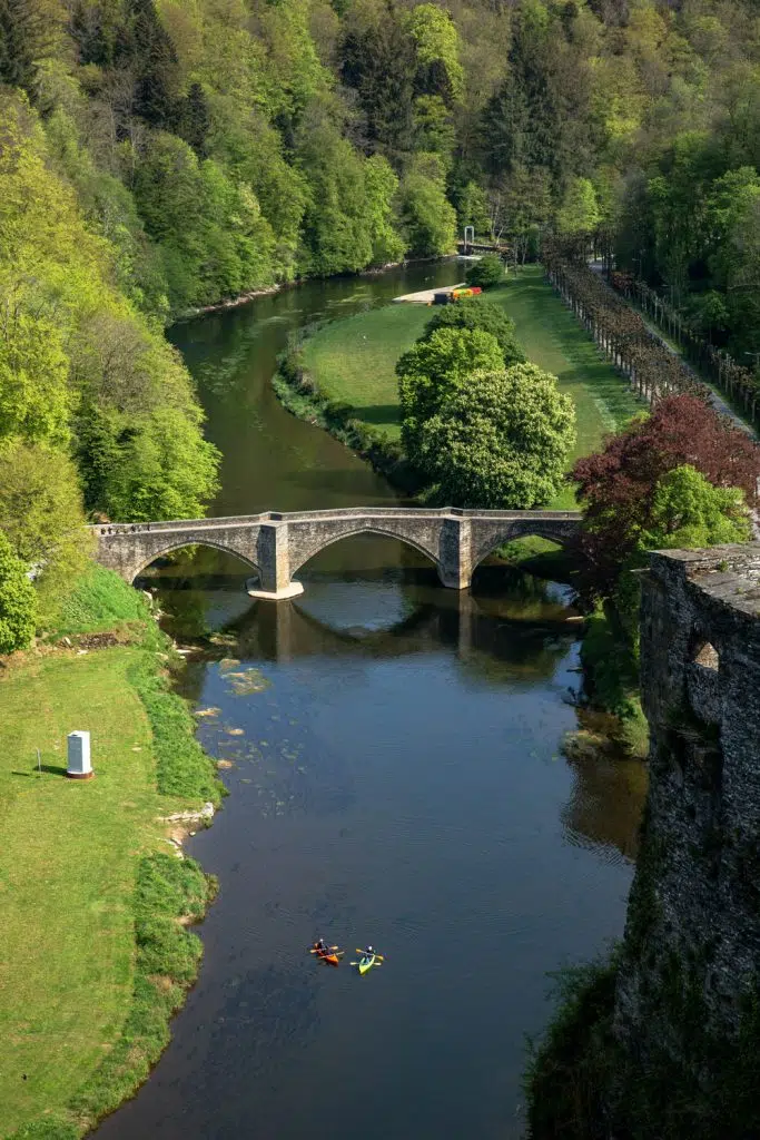 La semois depuis le château fort de Bouillon