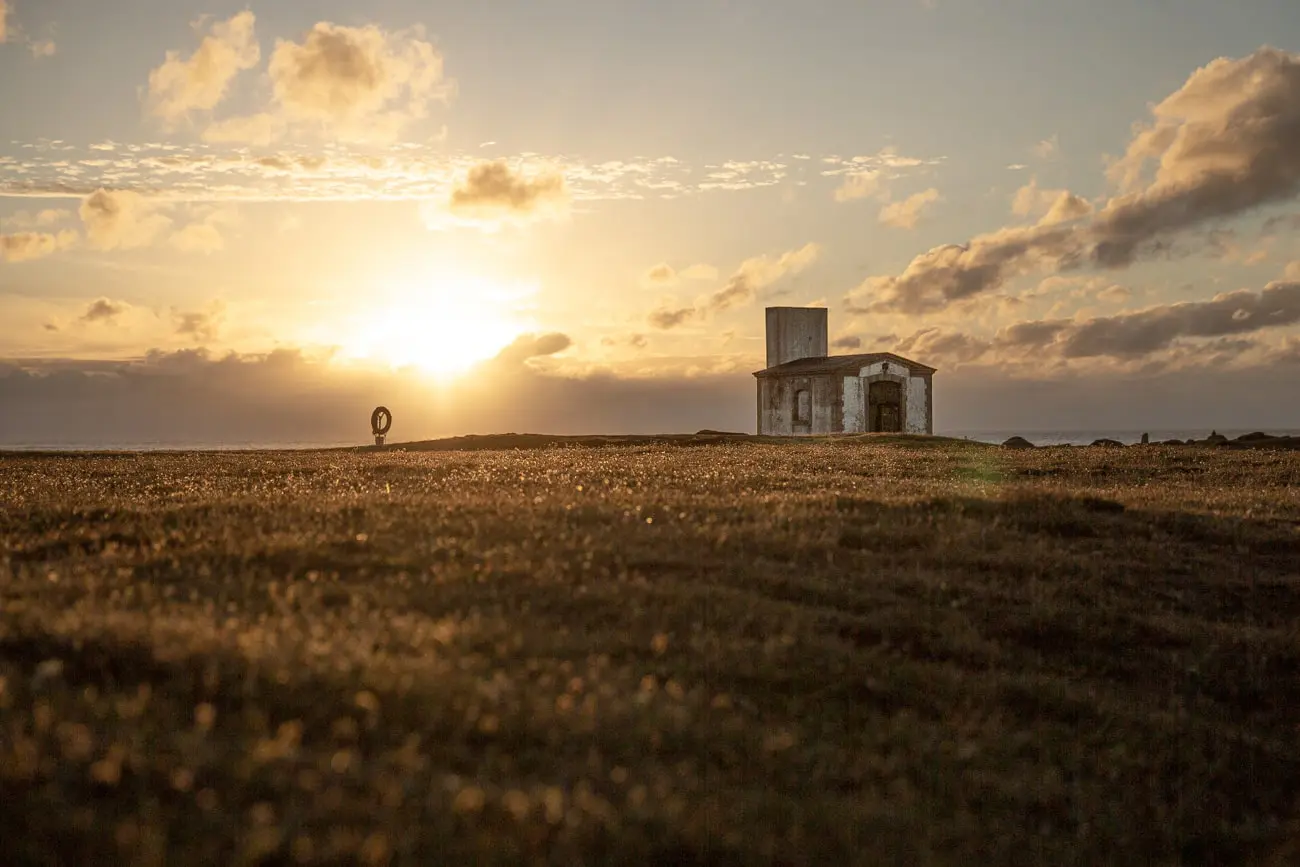 Coucher de soleil sur l'île d'Yeu