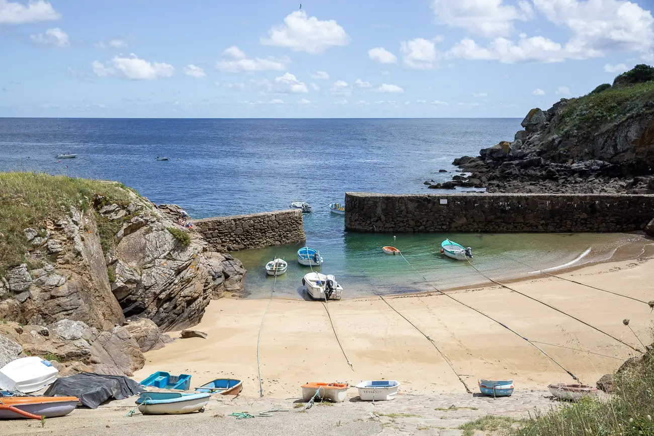 port pittoresque à l'ile d'Yeu