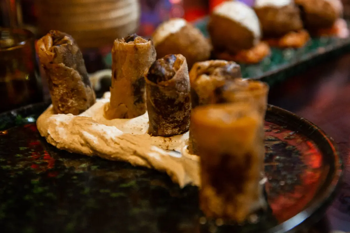 Nabrick, plat du chef Addel Alaoui à la pergola de Marrakech