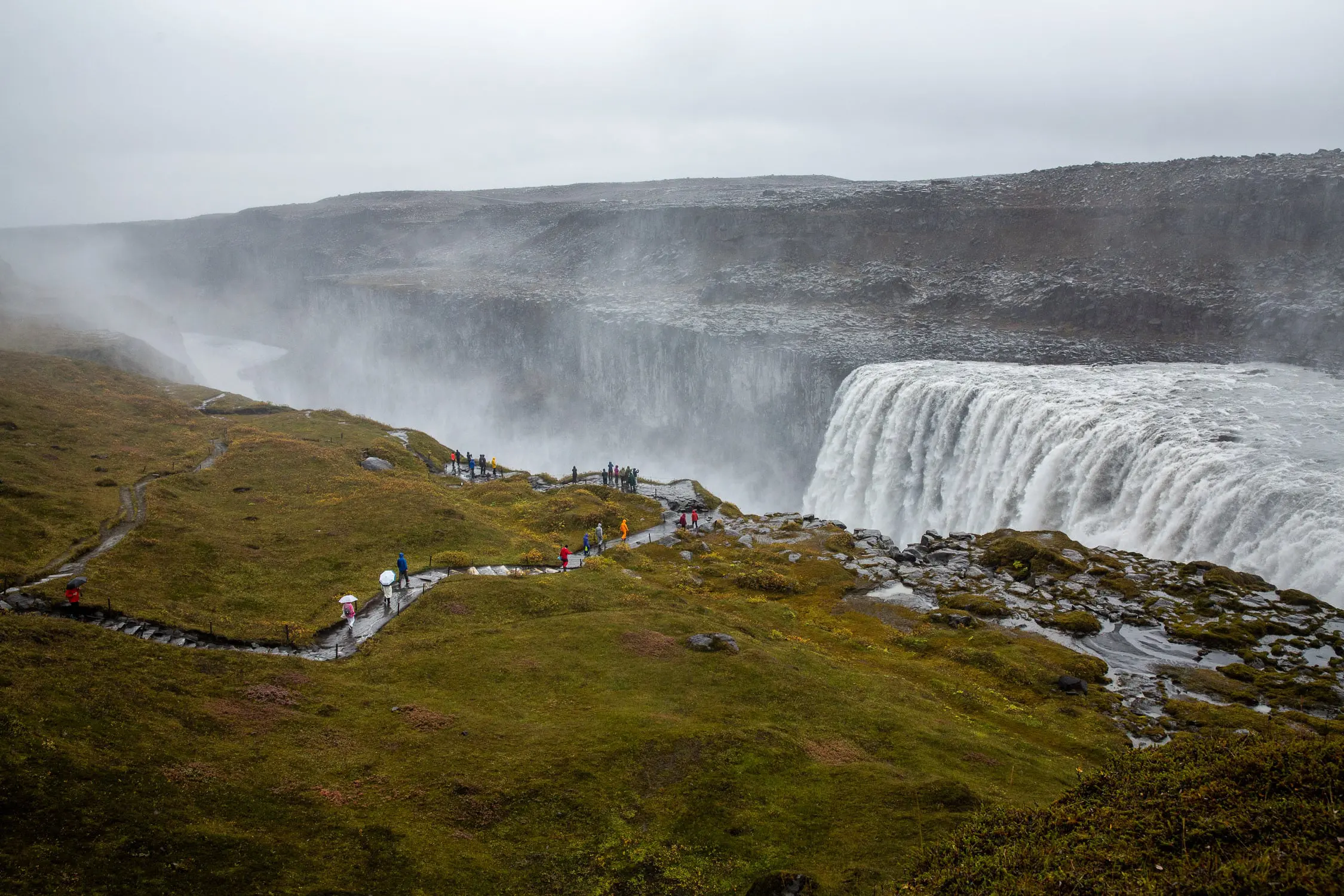 Les chutes de Dettifoss en Islande
