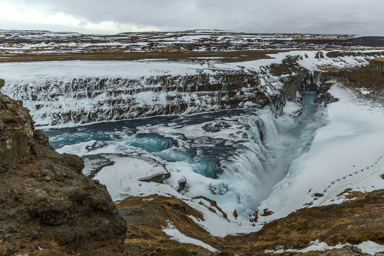 Canyon des chutes de Gullfos