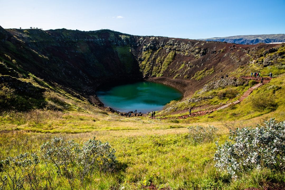 intérieur du cratère de Kerid