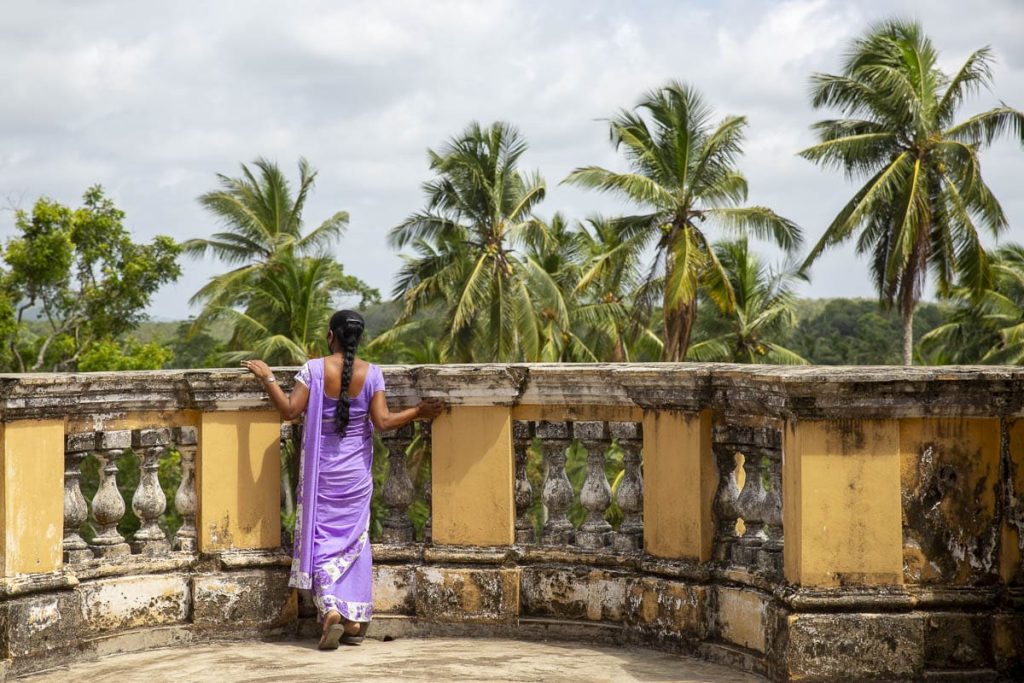 La dame au sari violet, Sri Lanka