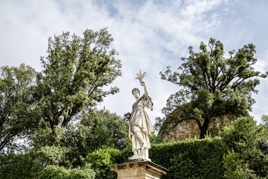 Statue des jardins de Boboli à Florence