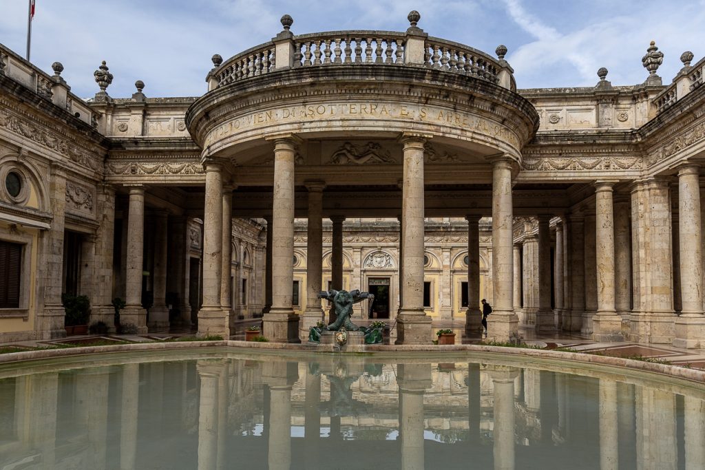 Les thermes de Montecatini sont situées dans un bâtiment historique inscrit à l'Unesco