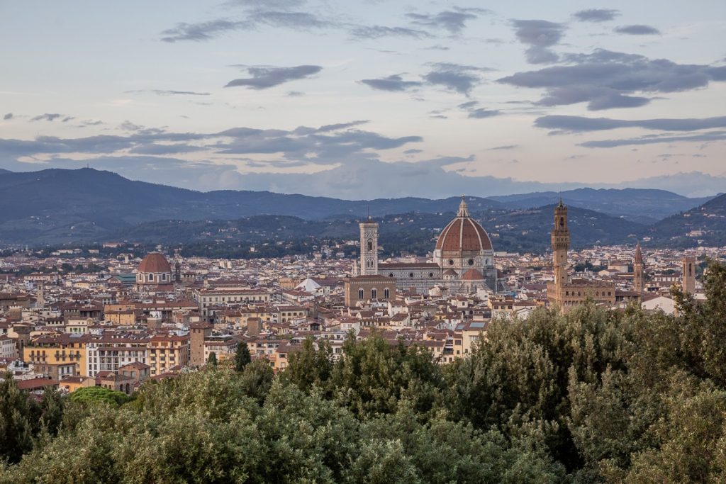 vue panoramique sur les toits de Florence
