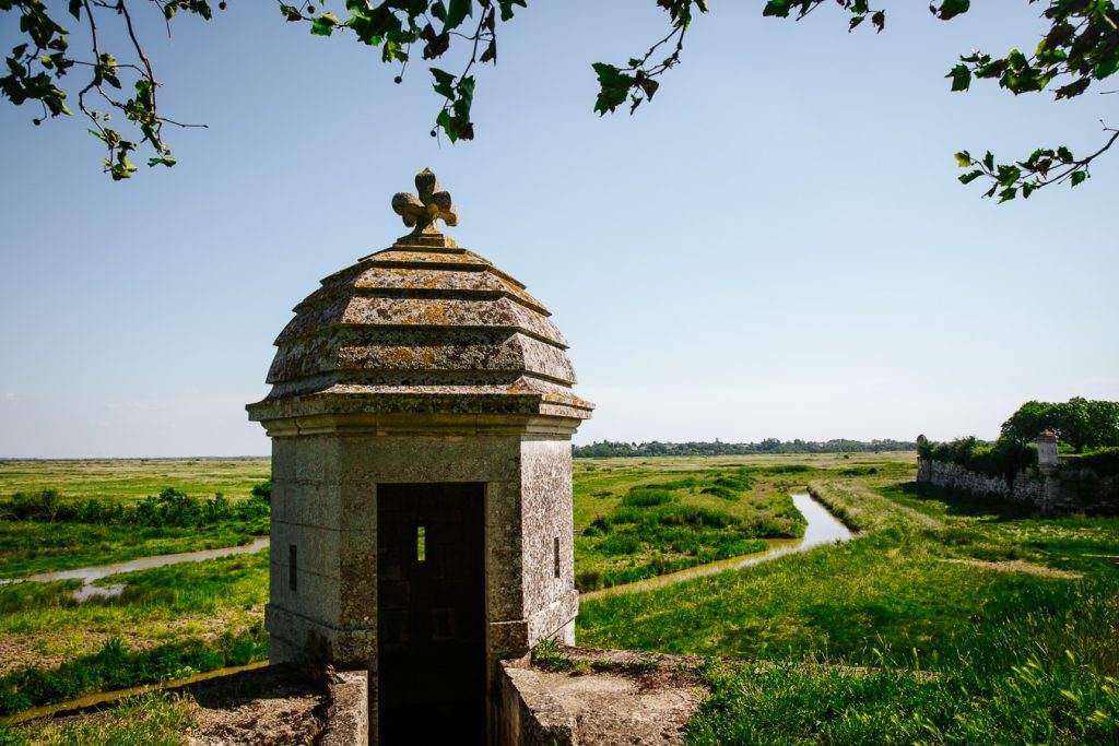 murs de la citadelle de Brouage, l'un des plus beaux villages de france en Charente-maritime