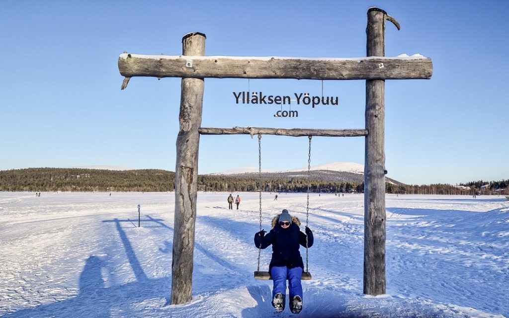 Balançoire d'Yllälsen Yöpuu, Laponie finlandaise