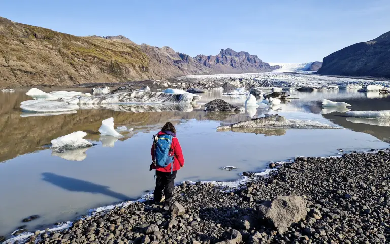 Glacier de Skaftafell, Islande