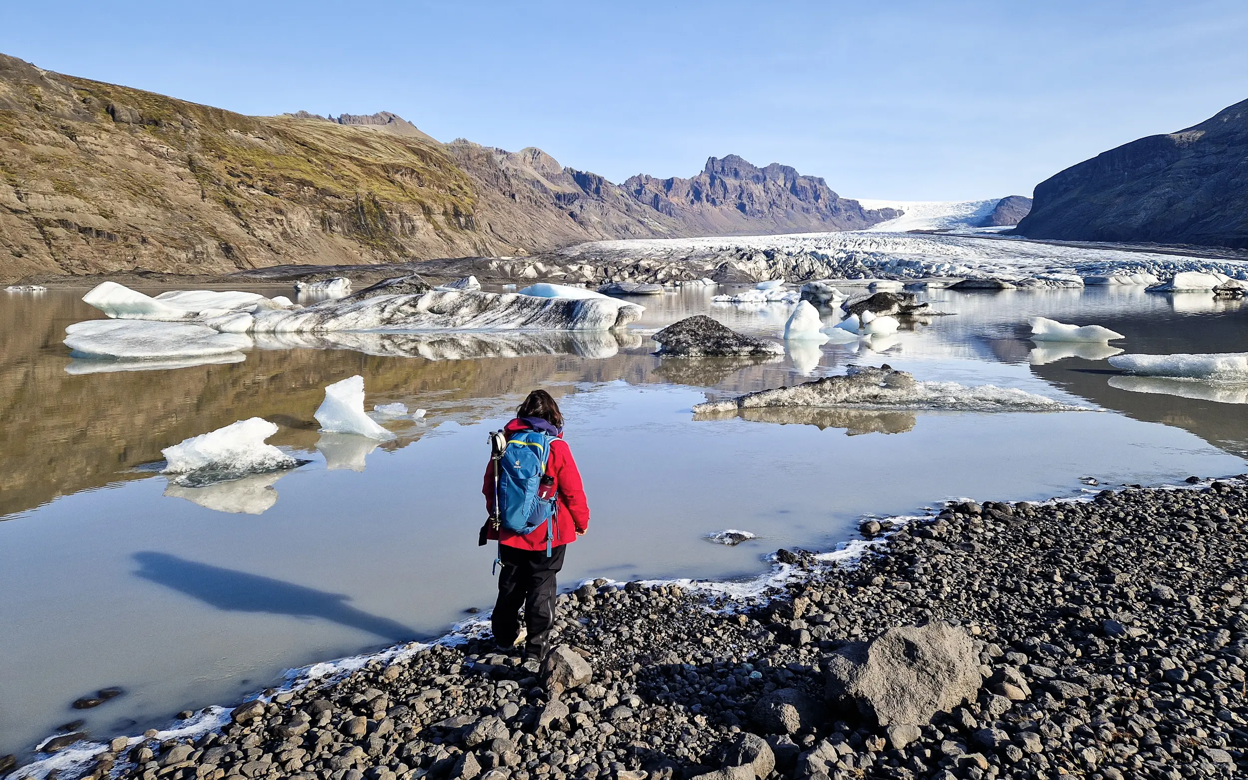 Glacier de Skaftafell, Islande