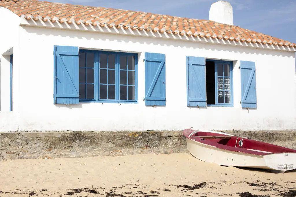 Maison aux volets bleus de Noirmoutier
