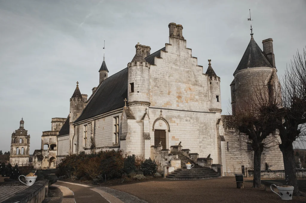 Cité royale de Loches en hiver